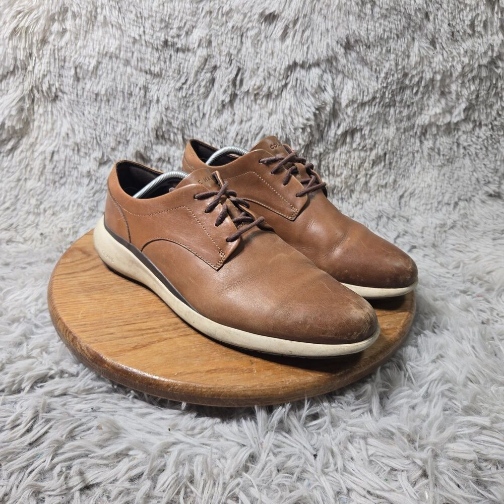 Cole Haan Nantucket 2.0 Mens British Tan Lace Up Oxford Casual Shoe Size 11M